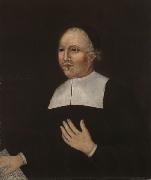 Beardsley Limner Reverend John Davenport oil painting